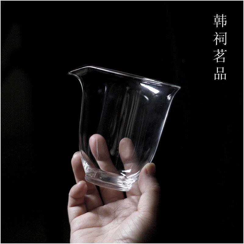 韩祠茗品｜悦禅｜高透高硼硅玻璃公道杯 悟禅公杯 分茶器简约茶海