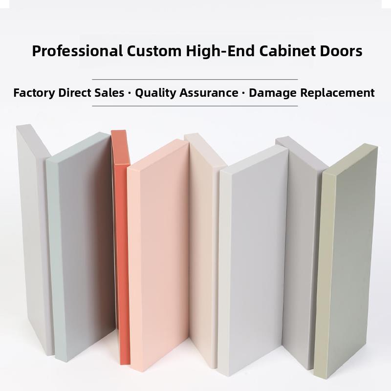 定制衣柜门欧洲松木板无把手高光泽橱柜门定制宠物门板Osb橱柜门