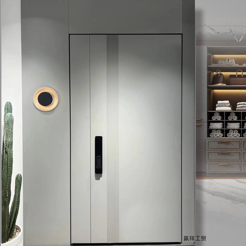 别墅入户家用一门一景铸铝非标大门双开关高端进户子母防盗门甲级