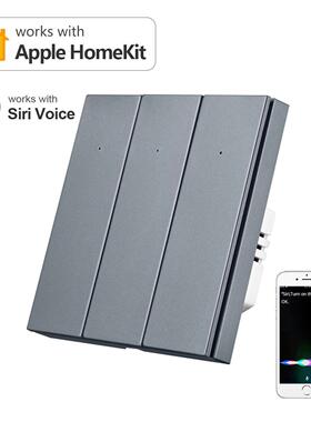Homekit直连扫码matter单火零火86开关面板智能家居siri语音远程