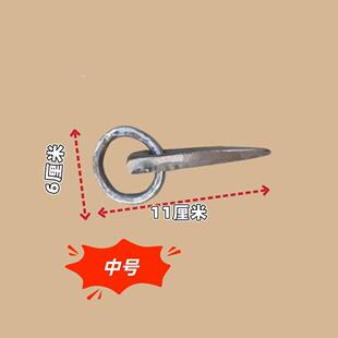 拉木头神器手工木头锻打农用钩子工具神器圆圈背树神器钉牛拉