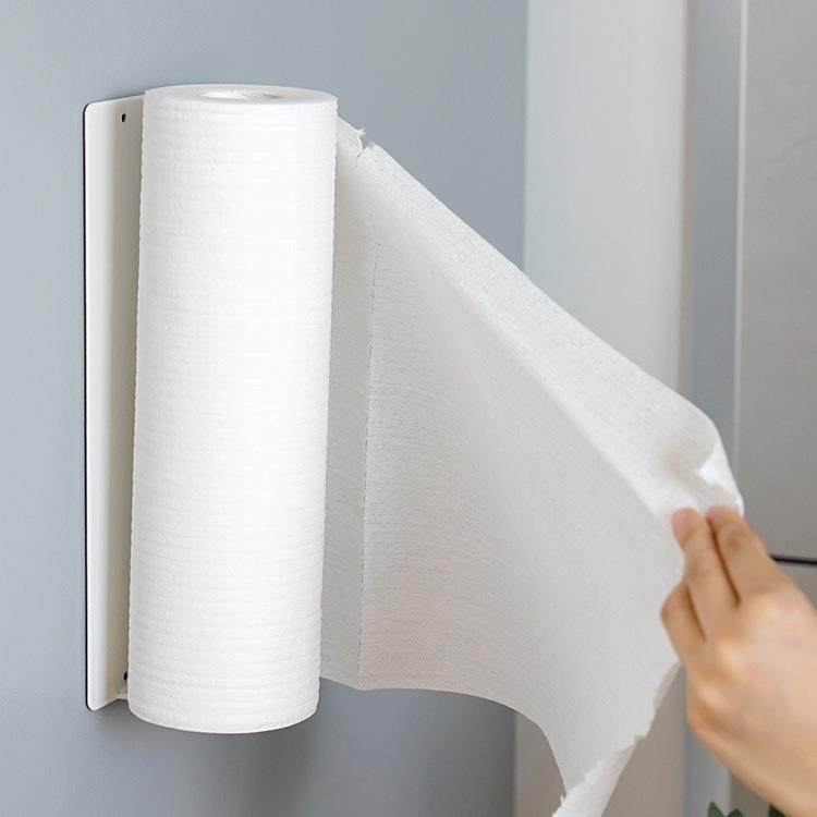 日式磁吸纸巾架毛巾架免打孔卫生间卷纸架壁挂式磁吸冰箱挂架