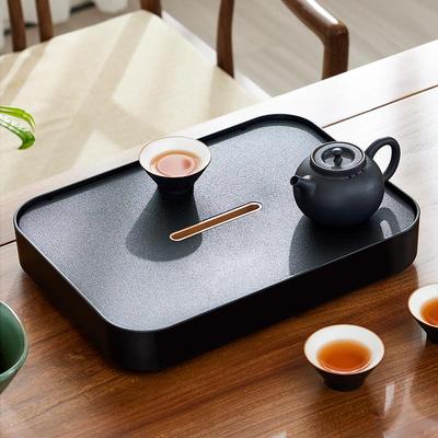 建厦茶盘家用小型简易2022新款沥水小茶台办公室现代简约迷你托盘