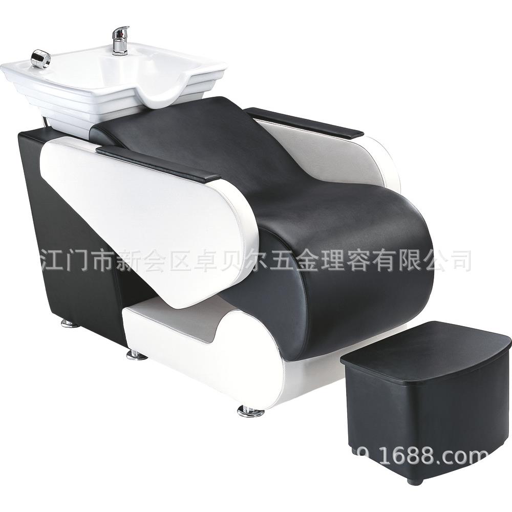 潮店美发店理发店半躺式洗头床冲水床高档简约坐式发廊养发专用