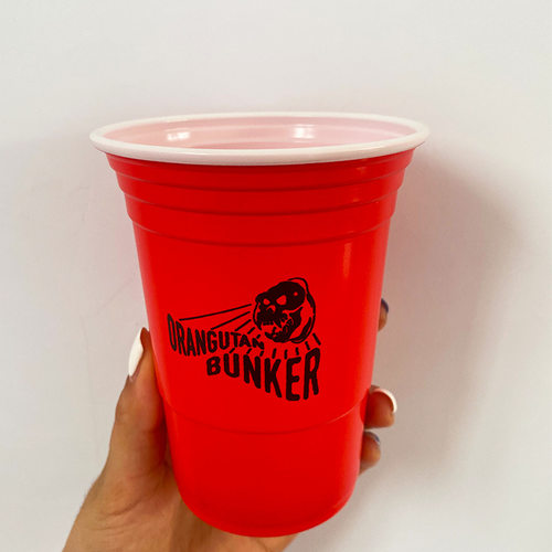 一次性红色塑料杯印logo派对