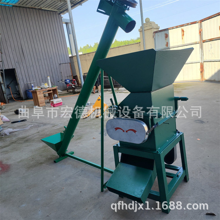 小型单相电原粮豆类挤扁机批发