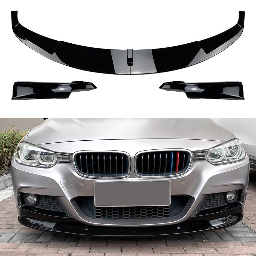 适用宝马3系F30 F31 M-Tech 320i 2013-2019前唇前铲前包角改装