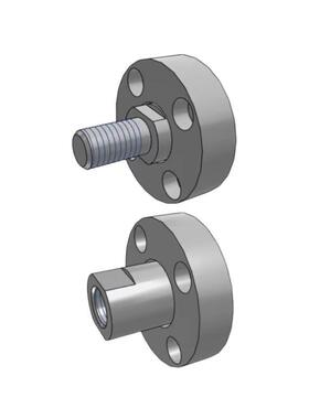 浮动接头法兰安装型RHW内A/-外螺纹FJU/FJUMA-M6-M8-M10-1M2M14-