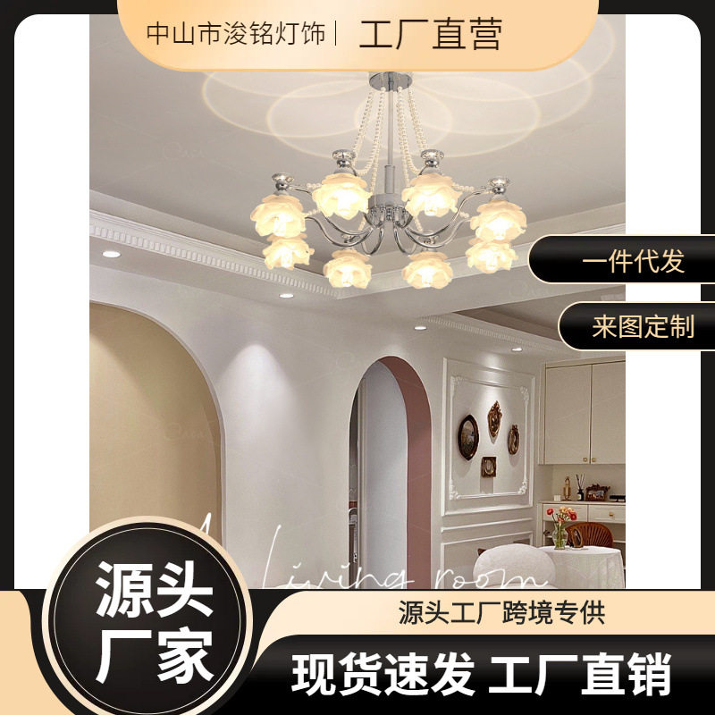 【玫瑰花】光影灯法式复古客
