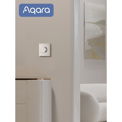 绿米Aqara智能旋钮开关H1无线版遥控开关家用感应墙壁面板灯控
