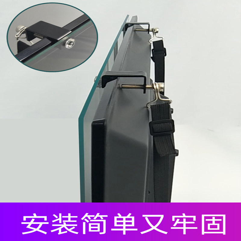 液晶43寸防小孩免贴55寸电视机保护屏幕钢化玻璃膜罩高清防砸防划