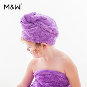 蜗品mw微丝开纤纱超强吸水干发帽擦头发包头浴帽女洗头发速干毛巾