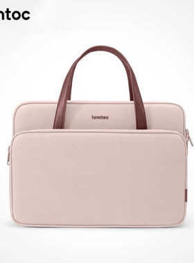tomtoc电脑包单肩斜挎小众防摔震大容量通勤男款14寸手提士高级感女16寸笔记本
