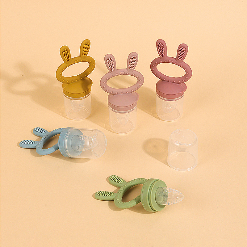 haakaa咬咬乐按摩牙床便携牙胶