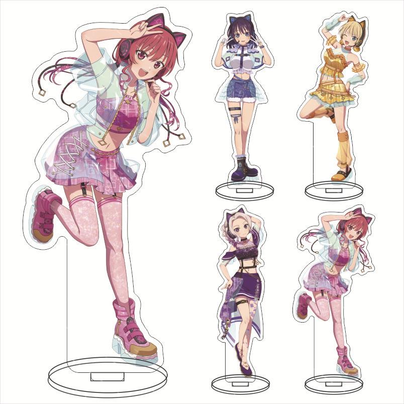 女友成堆 亚克力大立牌佐木咲水濑渚星崎理香桐生紫乃 亚克力摆件