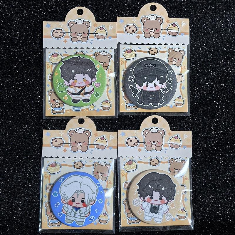 （画师授权）原创世界之外同人周边顾时夜柏源易遇夏萧因徽章吧唧