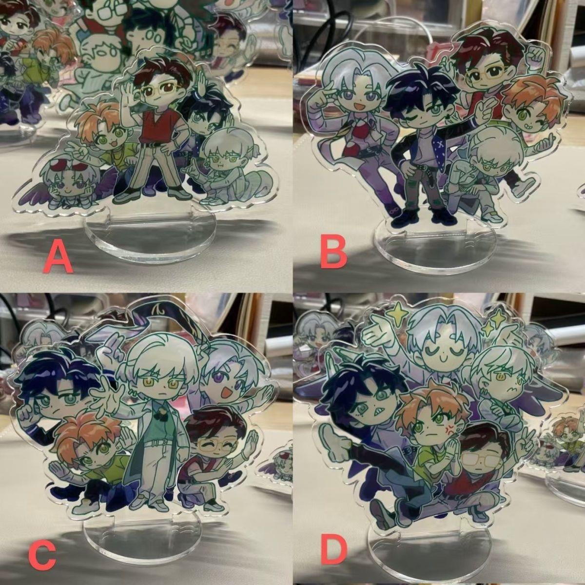 小红书同款光与夜之恋周边q版陆沉萧逸齐司礼查理苏五人精美立牌