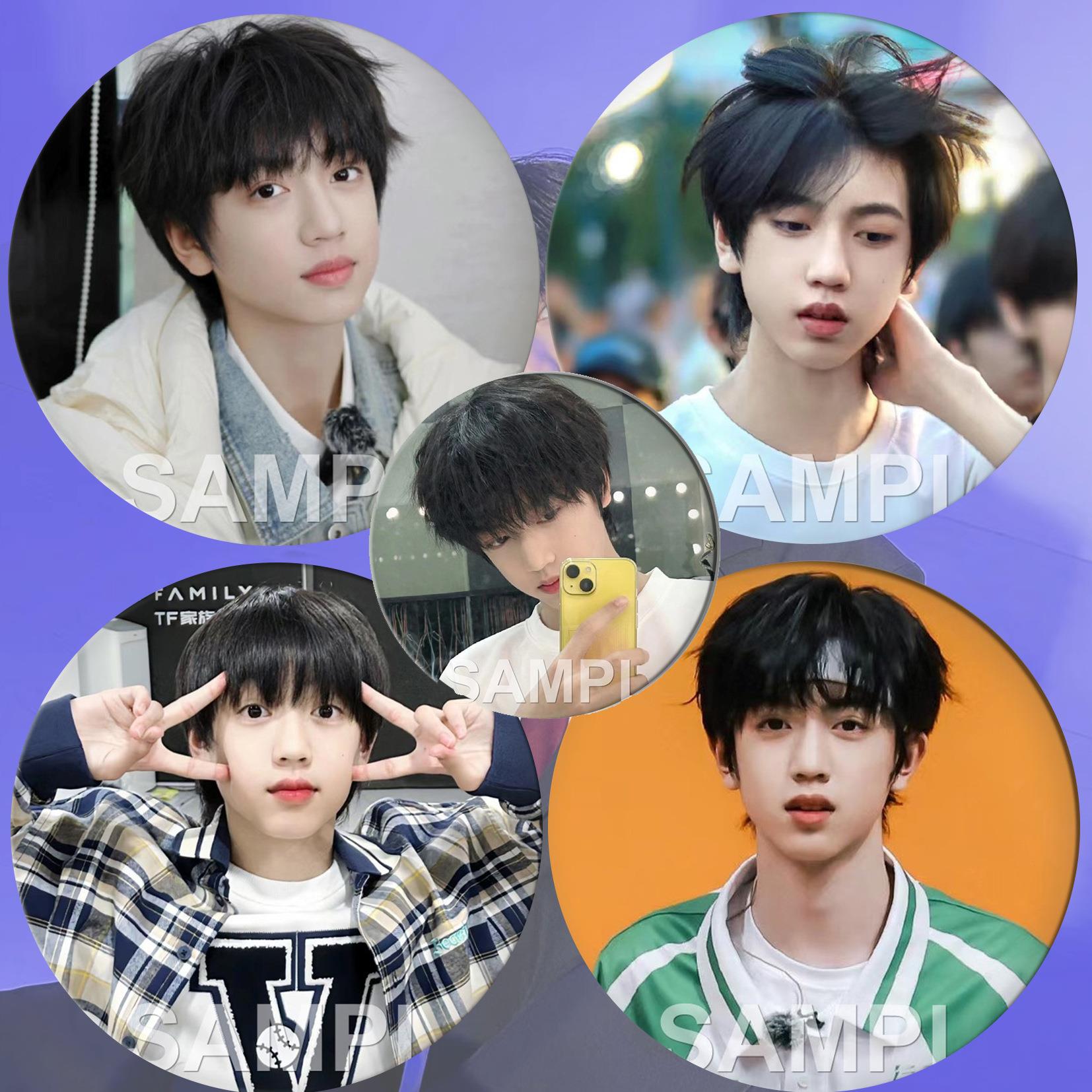 张桂源diy明星爱豆应援周边徽章吧唧胸针镭射马口铁书包挂件饰品