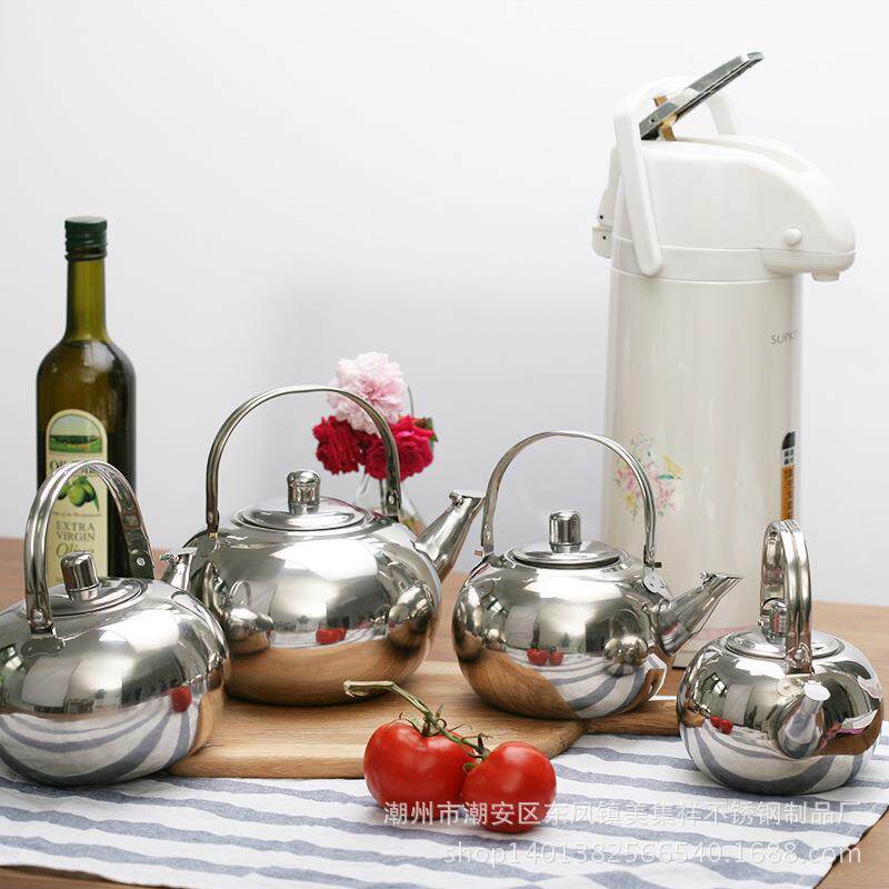 厂家不锈钢水壶14-20cm玲珑壶/泡茶壶/带茶隔/镀金球形壶水壶