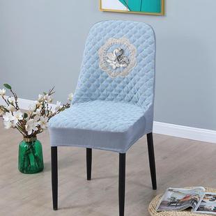 万能通用轻奢餐椅套罩凳子套椅子套罩靠背家用座椅套餐桌坐套座套