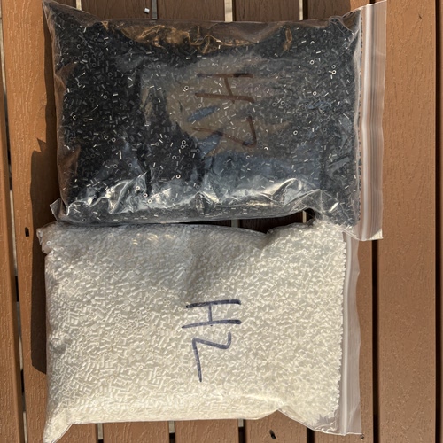 豆喵拼豆补充包2.6mm无空孔黑白婆娑DoDo黄豆豆mard可混用DIY