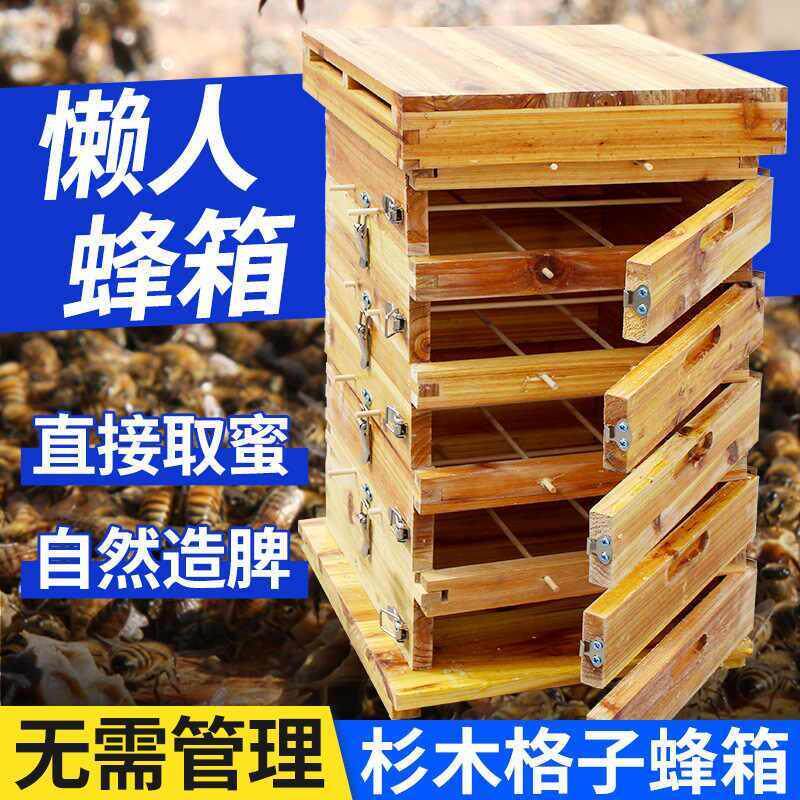 中蜂格子蜂箱五层煮蜡土
