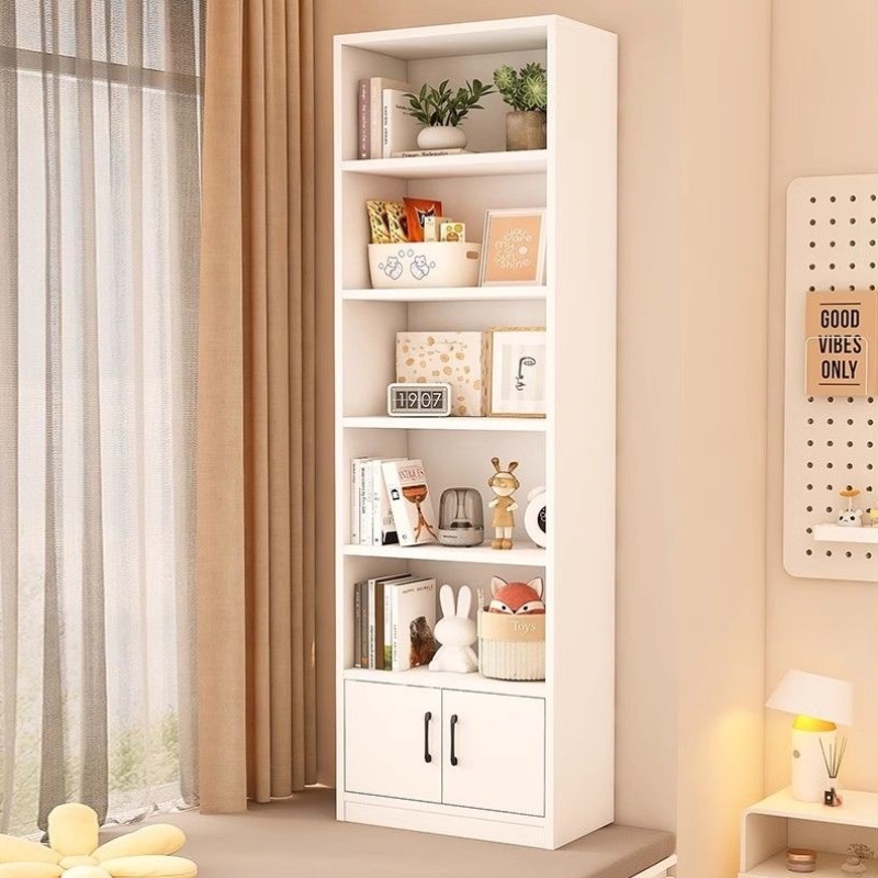 实木飘窗柜窗台书架儿童储物收纳置物架夹缝窄柜落地柜客厅展示柜