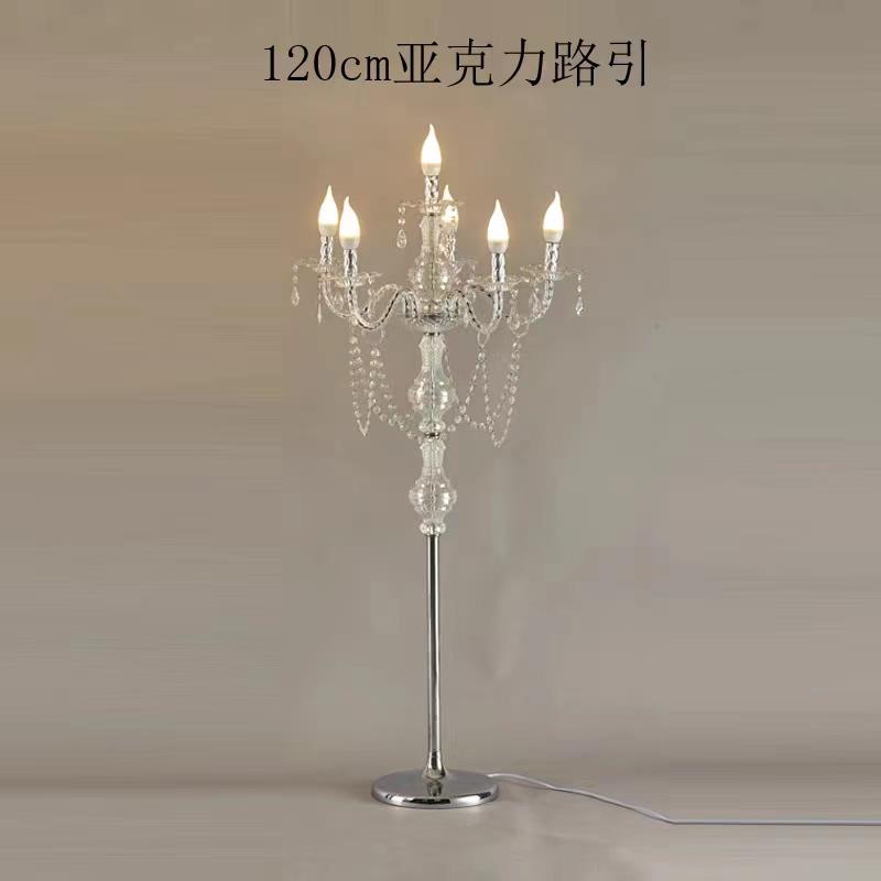 新款6头亚克力透明水晶灯