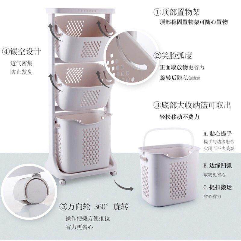 浴室脏衣篮手提洗衣桶服