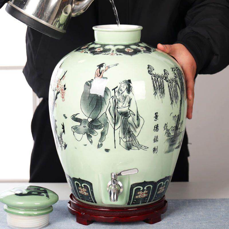 景德镇陶瓷泡酒坛子酿酒