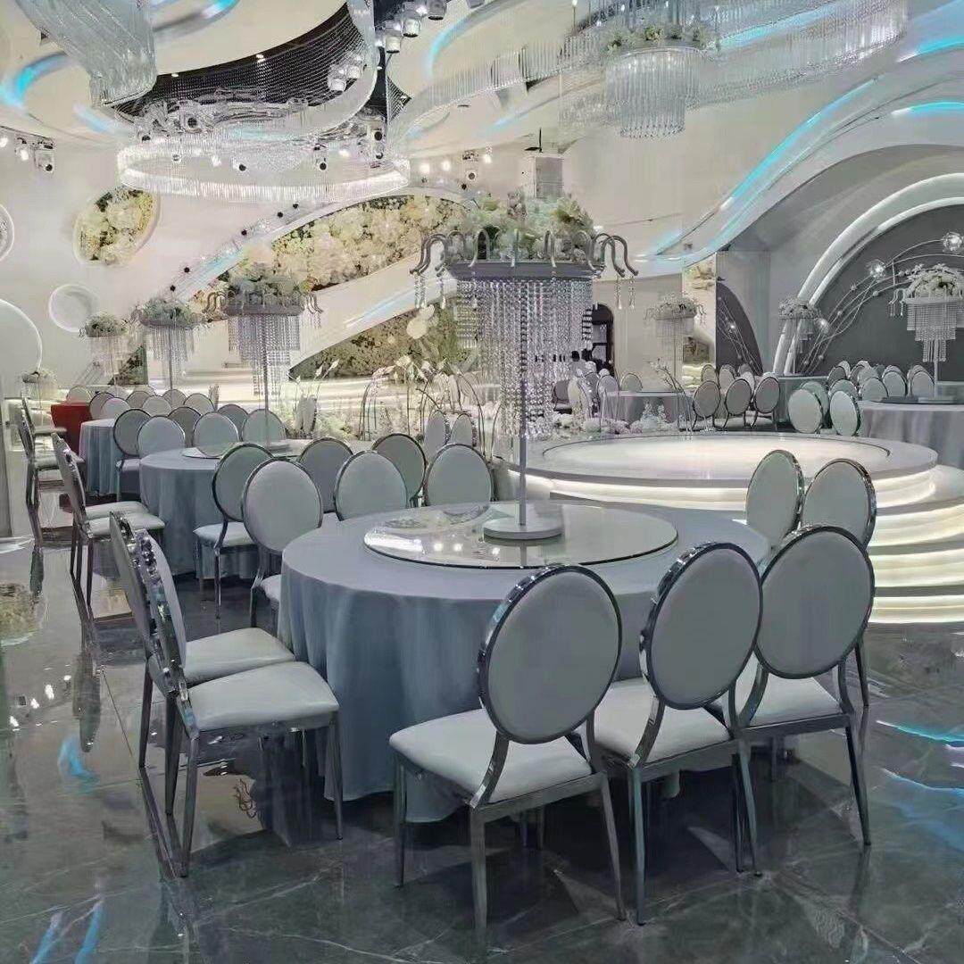 婚礼堂宴会椅银色太阳椅