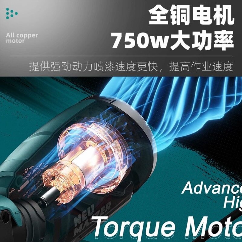 新款专业电动喷漆枪乳胶漆油漆喷涂工具家用小型喷枪喷涂料机喷漆