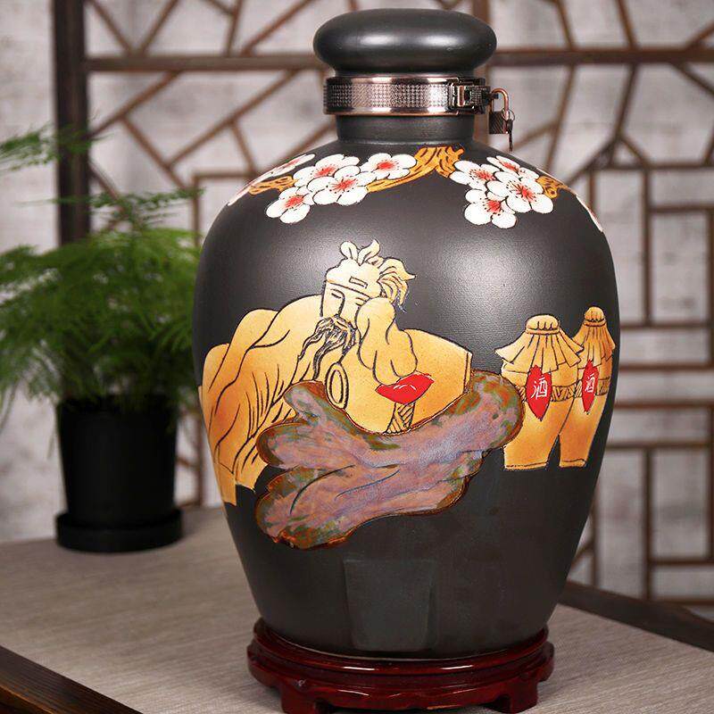 陶瓷泡酒坛子10斤235装古