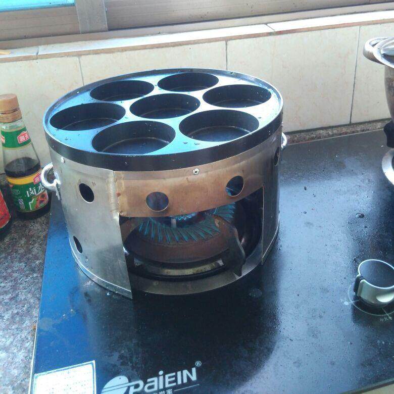 7孔不沾锅鸡蛋汉堡炉饼模