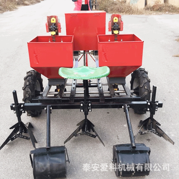 带双垄双行土豆播种机红薯覆膜播种机覆膜播种一体机