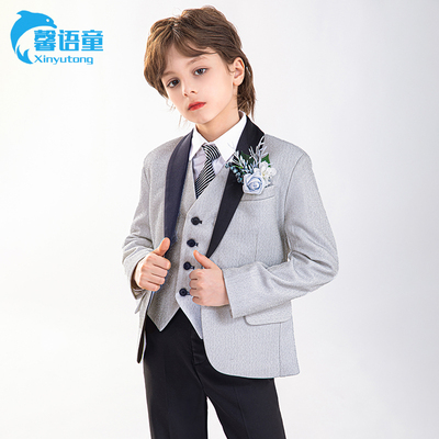 馨语童高档帅气男童西装套装