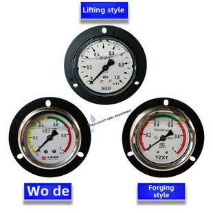 杨力沃德延边冲孔压力表空气压力表耐压、抗震压力表Y60-T0-1Mpa