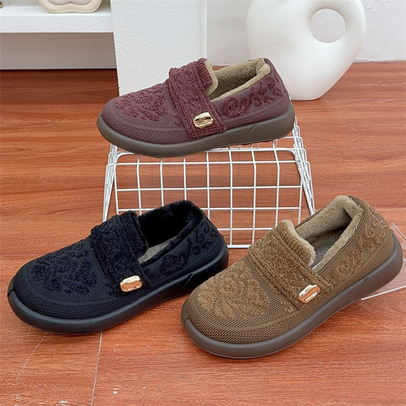 新款冬季老北京棉鞋软底加绒加厚