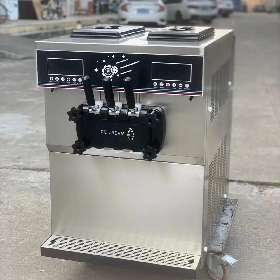 冰淇淋机商用摆摊奶茶店全自动台式新款智能网红预冷保鲜软冰激凌