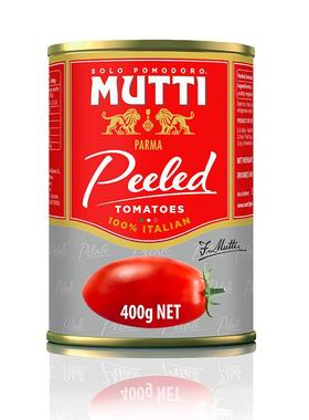 意大利 穆蒂去皮番茄罐头 Mutti peeled tomatoes 400g披萨意面