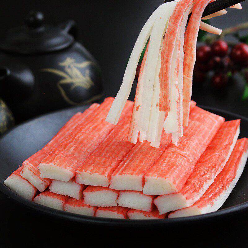 味比屋寿司料理蟹肉棒日本料理火锅大崎蟹柳大崎蟹肉棒500克*20包
