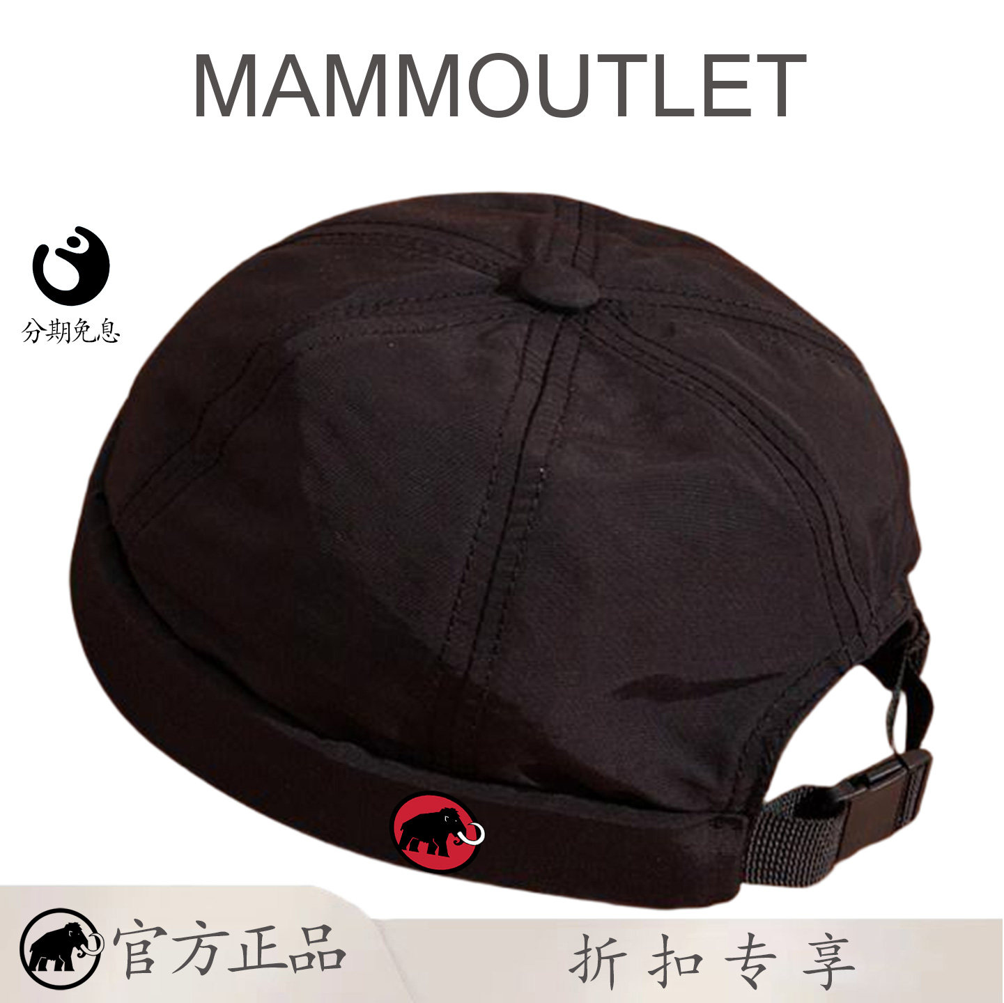 MAMMOUTLET夏季雅痞复古速干薄款透气地主帽女日系西瓜帽瓜皮帽男
