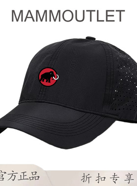 MAMMOUTLET速干透气棒球帽男夏季女薄款加大头围软顶防晒鸭舌帽子