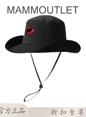 MAMMOUTLET夏季纯色速干渔夫帽遮阳帽男女薄款西部牛仔登山帽子