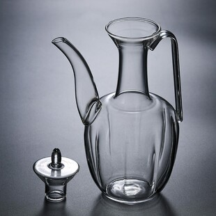 茶具 高硼硅玻璃贵妃壶家用 泡茶壶煮茶壶温酒壶仿宋执壶