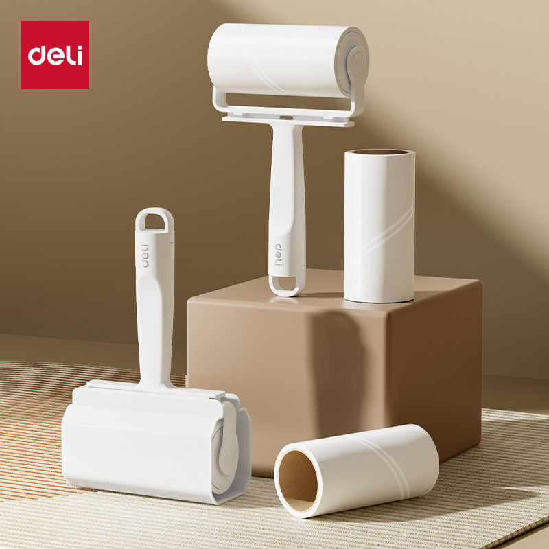 得力粘毛器可撕式滚轮替换卷纸除猫毛狗毛神器毛发宠物衣服黏头发,收纳整理,衣物除尘滚/粘毛滚,淘宝优惠券,粉丝福利购,淘宝优惠卷