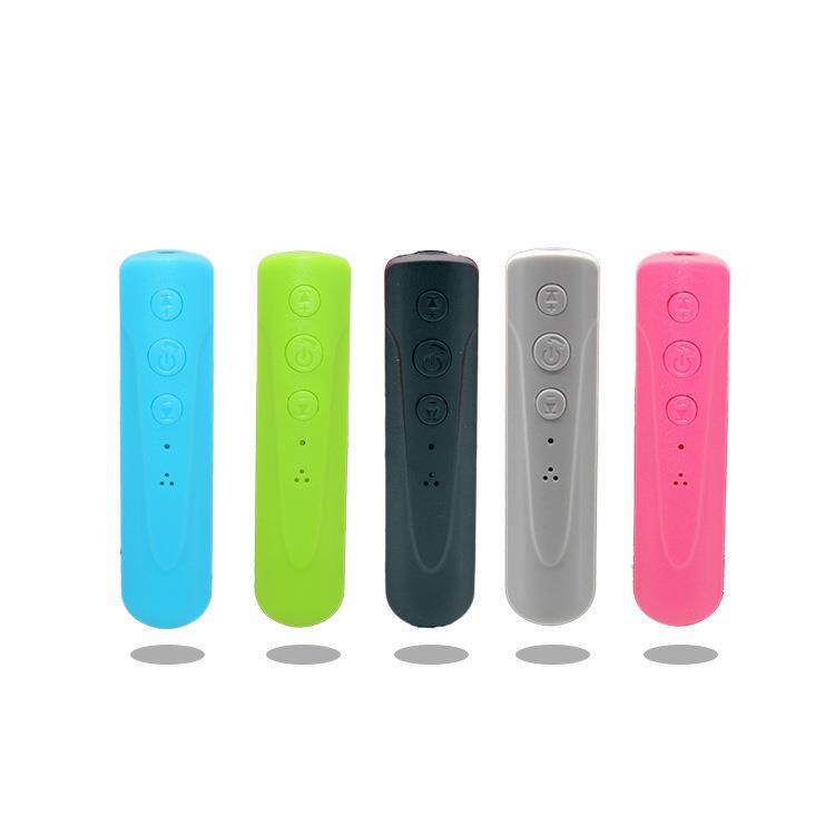 汽车AUX接收器音频适配器一拖二拍照蓝牙接收器 车载蓝牙接收器