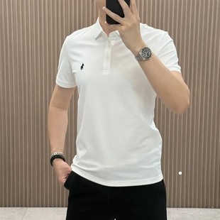 男翻领t恤 师凯服饰同慧轻奢男装 商务透气网眼刺绣短袖 POLO衫 H夏季