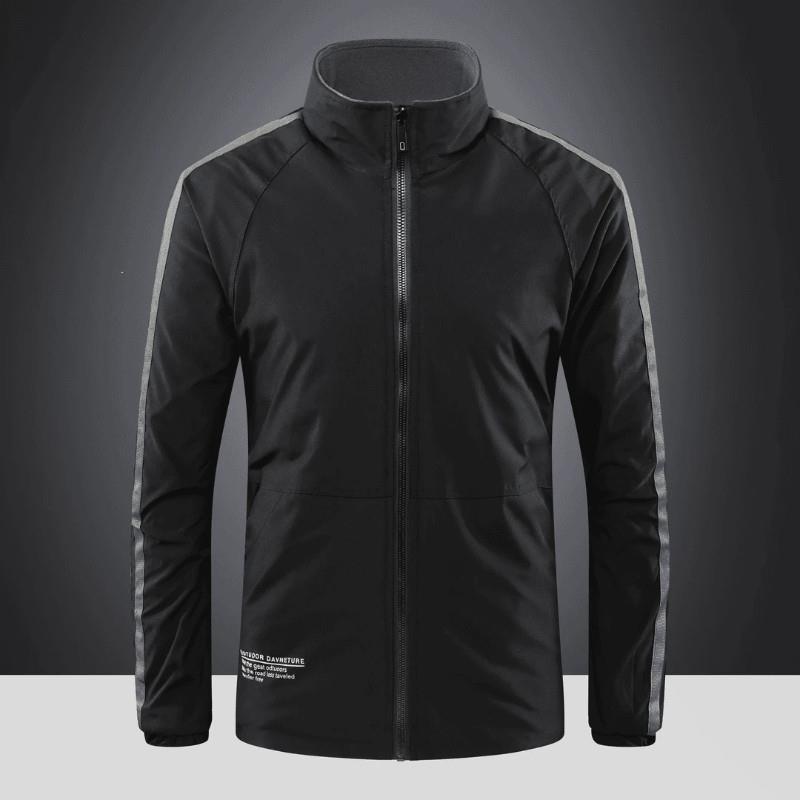 彬利男装精选秋冬双面穿外套春宽松大码百搭防风运动休Z闲立领夹