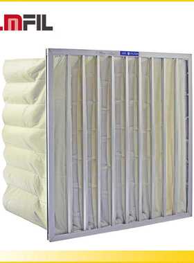 直销中央空调镀锌框过滤器G4F5F6F7F8F9中效袋式过滤网滤芯